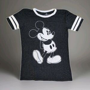 Walt Disney Mickey Mouse Jersey Style T-Shirt Size Womens Small 28 Established